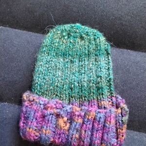 Multicolor Knit Kids Hat